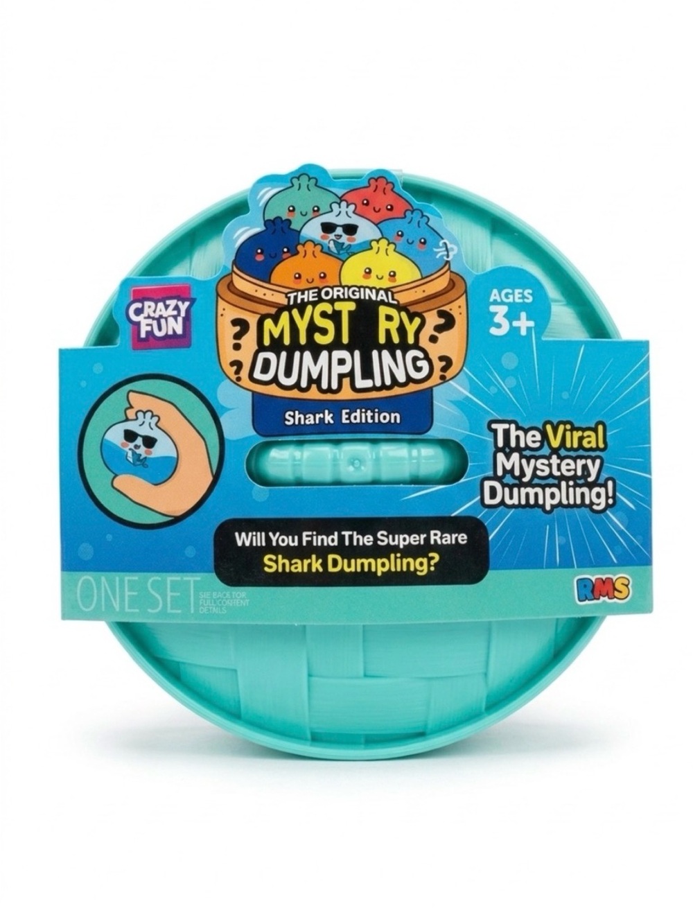 Limited Edition Viral Shark Mystery Dumpling Squishy RMS Bun *NEW* Tiktok